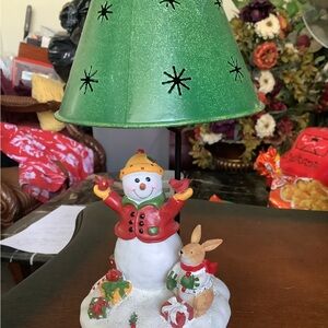 Yankee candle frosty the snowman snow bunny tea light votive holder